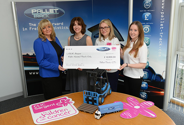 Pallet-Track supports children’s cancer charity thumbnail image