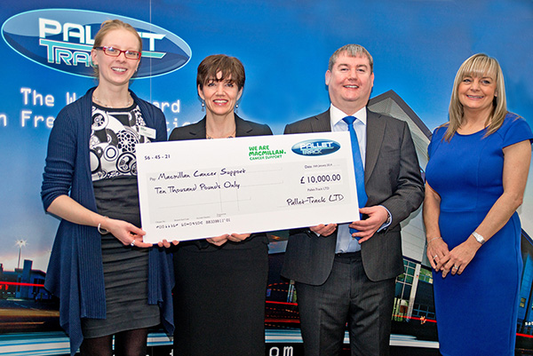 £10,000 For Macmillan Marks Pallet-Track’s 10Th Anniversary thumbnail image