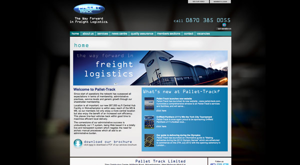 Pallet-Track launches new website thumbnail image