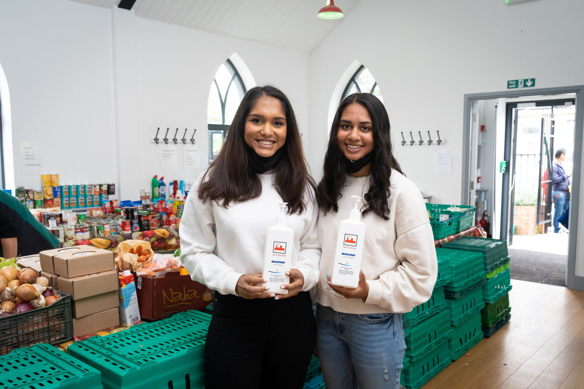 Revolution Transport help inspiring students to distribute free hand sanitiser to food banks thumbnail image