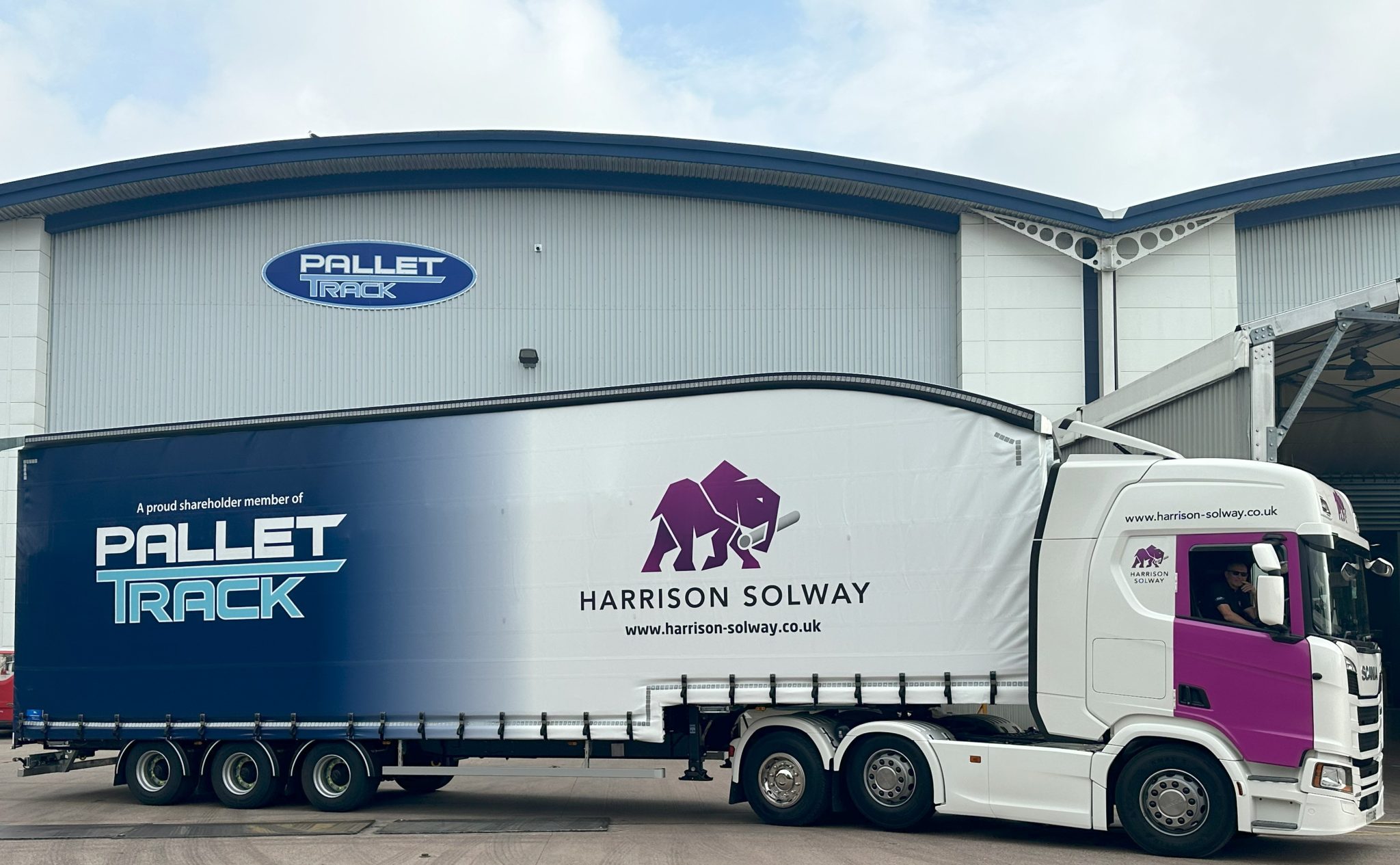 Harrison Solway gifted dual-liveried trailer by Pallet-Track thumbnail image