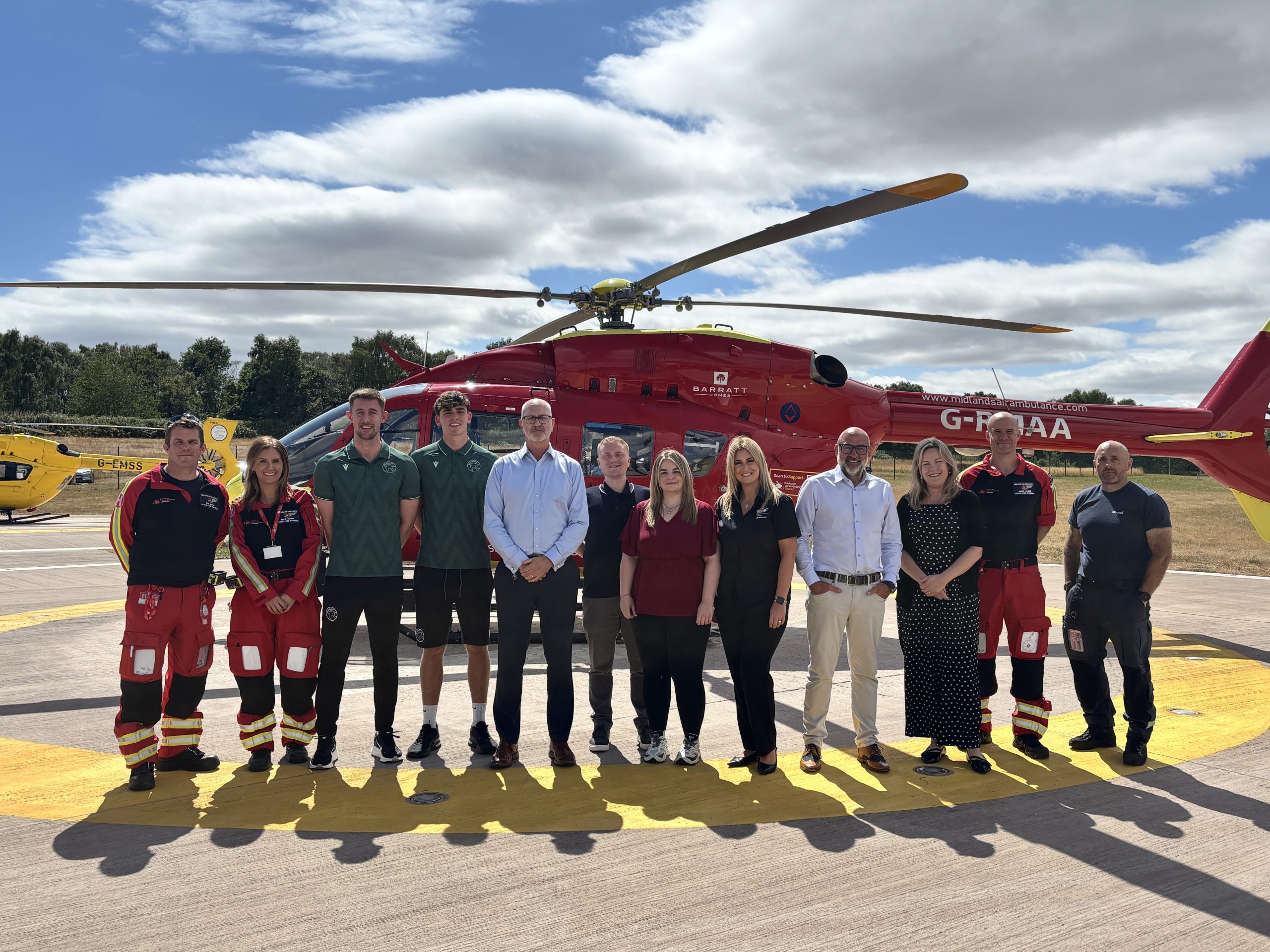 Teaming up for vital Air Ambulance cause thumbnail image