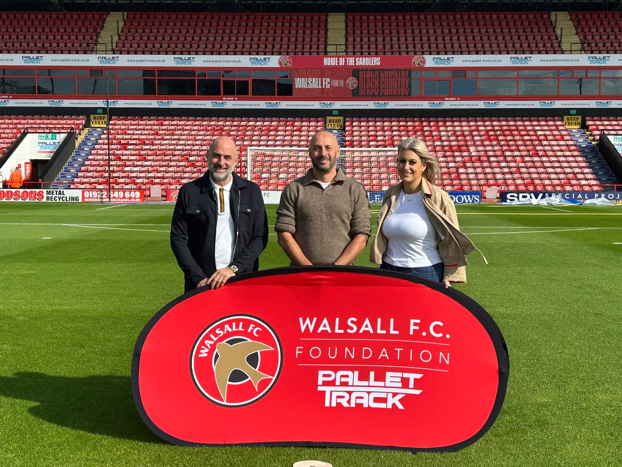 Pallet-Track’s £30,000 funding boost for Saddlers United thumbnail image